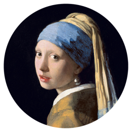 afbeelding Vermeers meisje met de parel