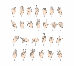 afbeelding gebarentaal