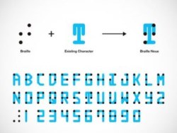 Nieuw lettertype Braille Neue