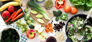 afbeelding gezonde voeding groente en fruit