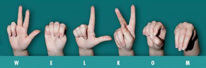afbeelding handen met gebarentaal