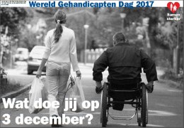 poster wereld gehandicapten dag 2017